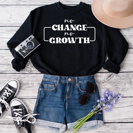 No change no growth Crewneck