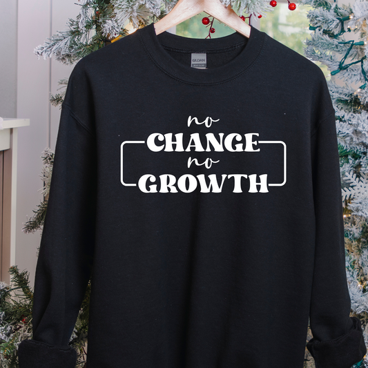 No change no growth Crewneck