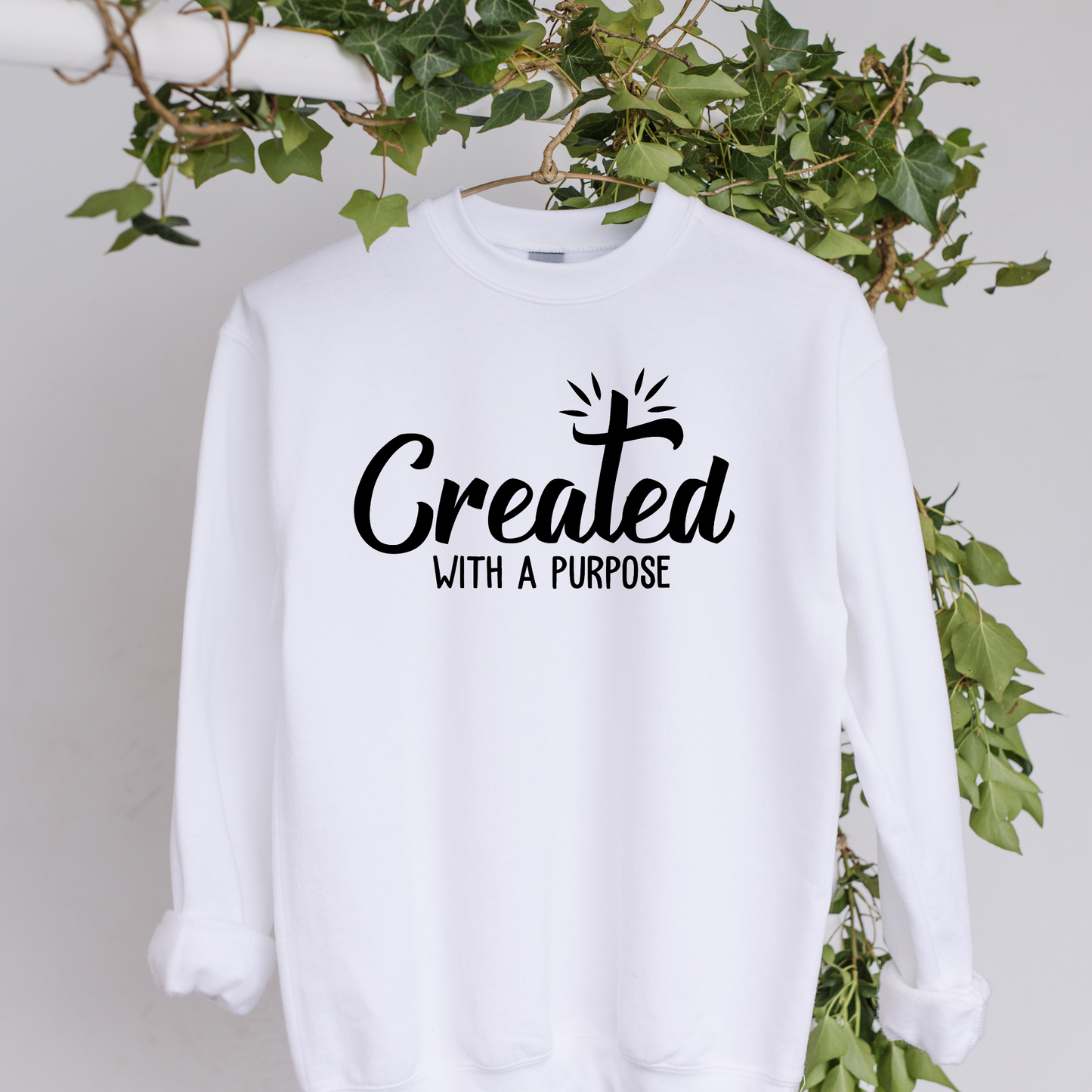 CREATED with a purpose Crewneck