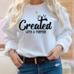 CREATED with a purpose Crewneck