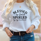 BLESSED by  God crewneck