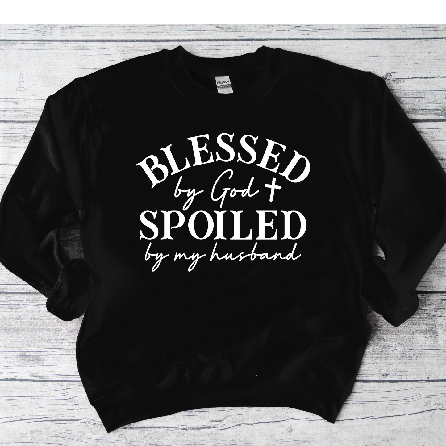 BLESSED by  God crewneck